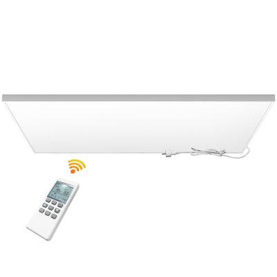 byecold Infrarotheizung Deckenmontage mit Thermostat Fernbedienung 860 Watt, Deckenheizung Infrarot, Elektroheizung Heizplatte Heizkörper Heizpaneel, Überhitzungsschutz Energiesparend, Strahlend