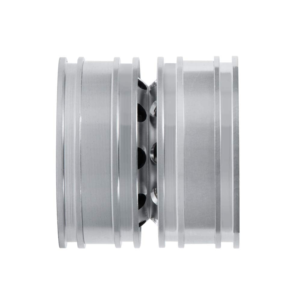 AXspeed 2 Stück Metall Rückseite Radnaben Felgen Schonen Felgen für 1/14 RC Tamiya Tractor Climbing Trailer