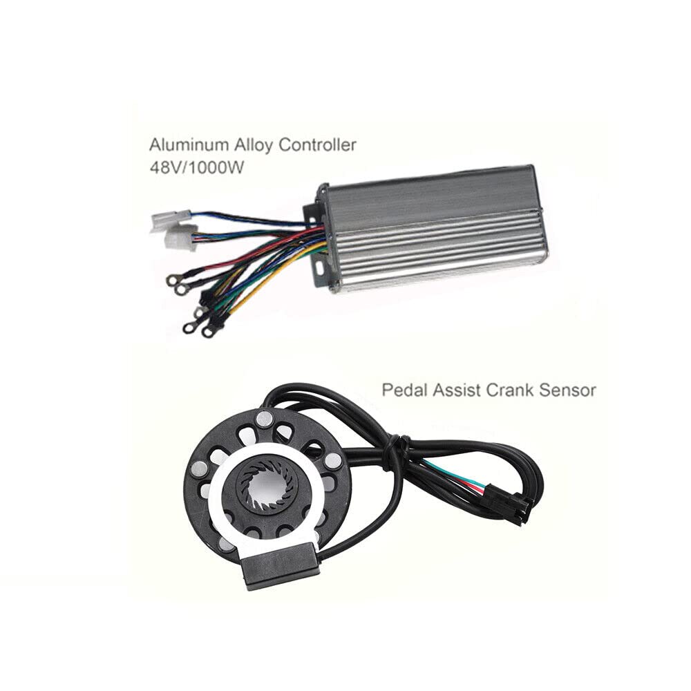 WSIKGHU E-Bike Umbausatz 26 Zoll E-Bike Umbausatz 48V 1000W Ebike Hinterrad Umbausatz Kit Elektrofahrrad Umbausatz 26” Ebike Conversion Kit Mit LCD-Display