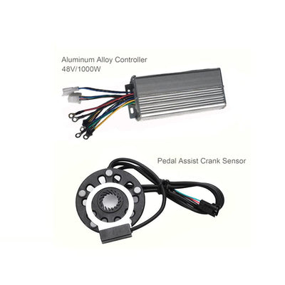 WSIKGHU E-Bike Umbausatz 26 Zoll E-Bike Umbausatz 48V 1000W Ebike Hinterrad Umbausatz Kit Elektrofahrrad Umbausatz 26” Ebike Conversion Kit Mit LCD-Display