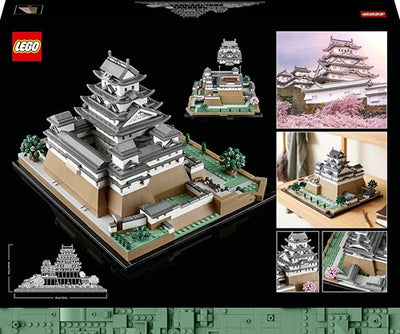 LEGO Architecture Burg Himeji, Modellbausatz für Erwachsene, Wahrzeichen-Kollektion, Set für Fans kreativer Gartenarbeit und japanischer Kultur, mit Kirschblütenbaum, Geschenk für Sie und Ihn 21060