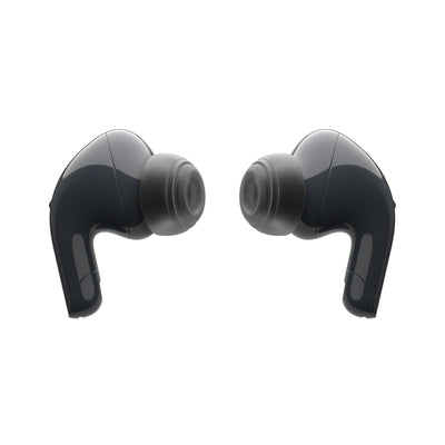 LG TONE Free DT90Q In-Ear Bluetooth Kopfhörer mit Dolby Atmos-Sound, MERIDIAN-Technologie, ANC (Active Noise Cancellation), Uvnano & IPX4-Spritzwasserschutz - Schwarz