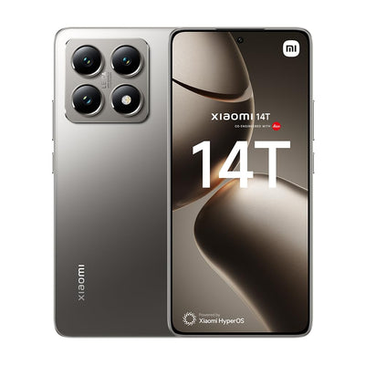 Xiaomi 14T, 5G Smartphone, 12+256GB Handy ohne Vertrag, 144Hz 6.67'' AI Display, Leica Kamera, MediaTek Dimensity 8300-Ultra, 5000mAh, 67W HyperCharge, Dual-SIM, Titanium