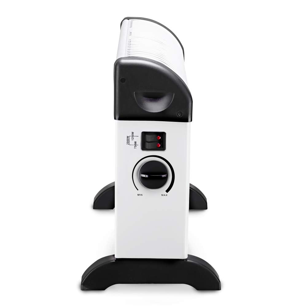TROTEC Konvektor Heizung TCH 19 E – Heizleistung 750 W / 1250 W / 2000 W – Elektro Heizkörper
