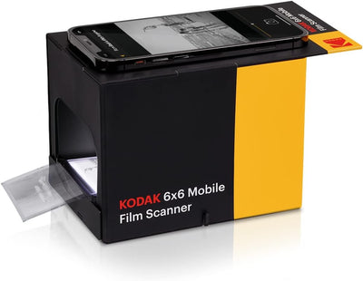 KODAK 6x6 Mobiler Filmscanner, konvertieren und speichern Sie 6x6 Dias und Negative [120 und 220 Filmformate] auf Ihrem Smartphone