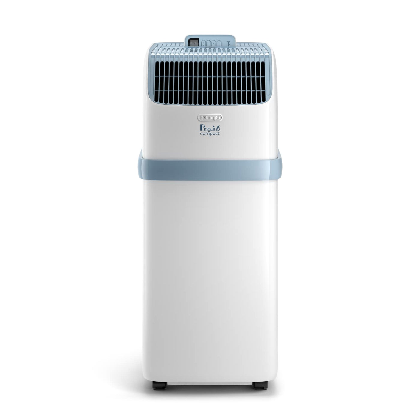De'Longhi Pinguino Compact ES72 YOUNG, Mobiles Klimagerät, 8.300 BTU/h, für Räume bis zu 60m3, Entfeuchtungsfunktion, 24-Stunden-Timer, Energieeffizienzklasse A, Weiß