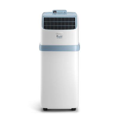 De'Longhi Pinguino Compact ES72 YOUNG, Mobiles Klimagerät, 8.300 BTU/h, für Räume bis zu 60m3, Entfeuchtungsfunktion, 24-Stunden-Timer, Energieeffizienzklasse A, Weiß