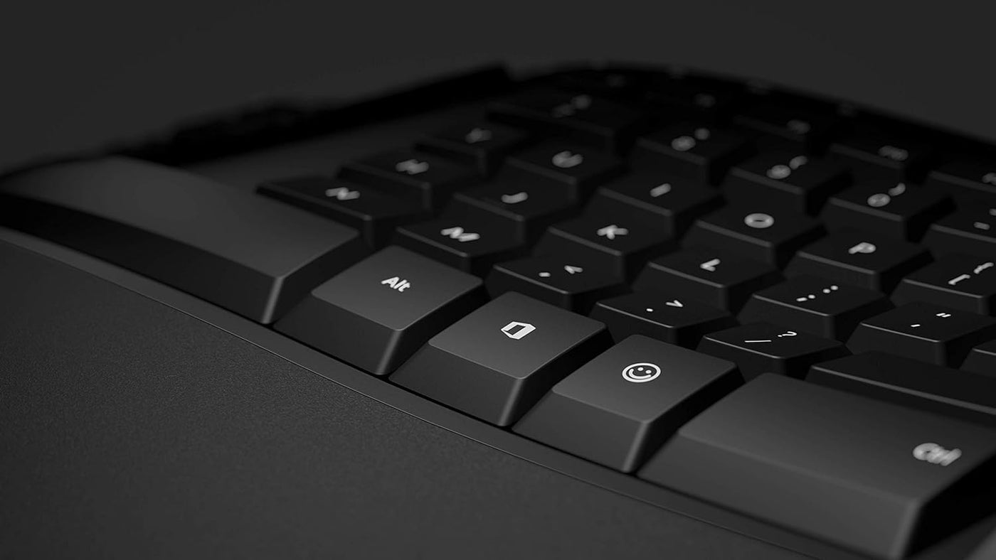 Microsoft Ergonomic Desktop -Ergonomisches Tastatur-/Maus-Set mit USB-Anschluss (Schweizerdeutsch -QWERTZ