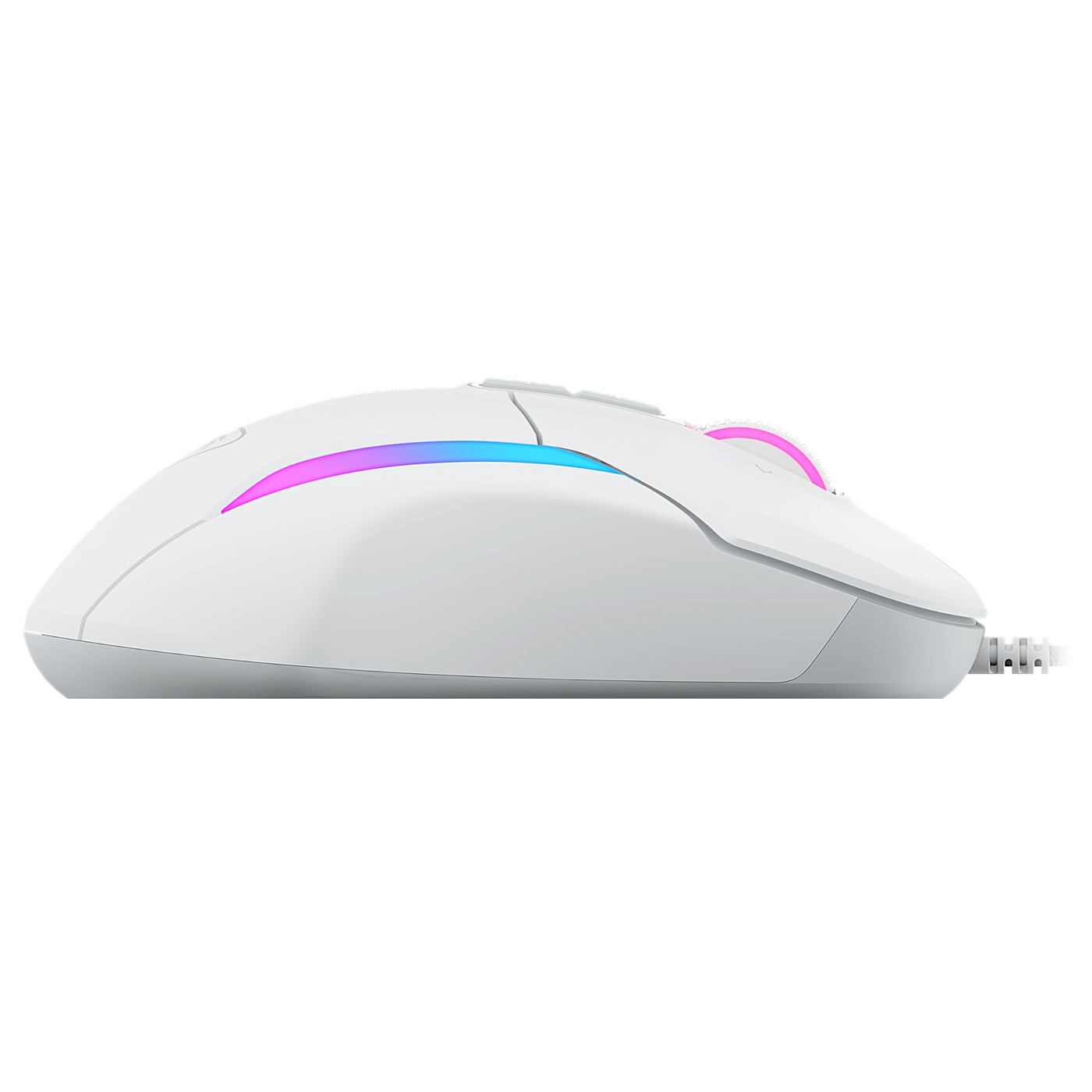 Turtle Beach Kone II – Ergonomische RGB-Gaming-Maus, 26K DPI Optischer Sensor, optische Schalter mit 100 Mio. klick-Lebensdauer, 23 programmierbare Funktionen, 4D-Scroll-Rad, Weiß