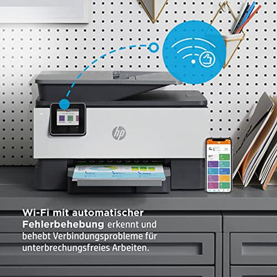 HP OfficeJet Pro 9012e Multifunktionsdrucker, 6 Monate gratis drucken mit HP Instant Ink inklusive, HP+, Drucker, Scanner, Kopierer, Fax, WLAN, LAN, Duplex, HP ePrint, Airprint, Basalt