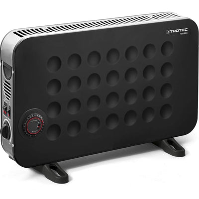 TROTEC Heizkörper elektro TCH 25 E – Heizleistung 750 W / 1250 W / 2000 W – Konvektor mobil, schwarz