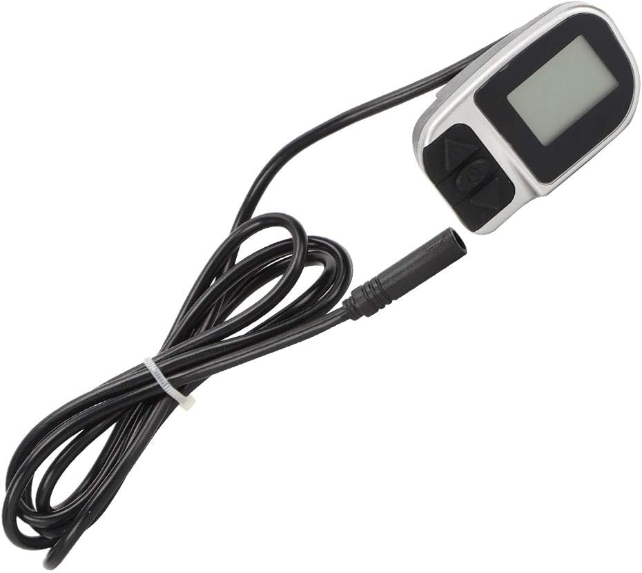 Qukaim MotorLCD Elektrozähler LCD Elektrozähler für TSDZ2 VLCD6 Motor, Mischmaterial, 6 Kerne, praktisches Display