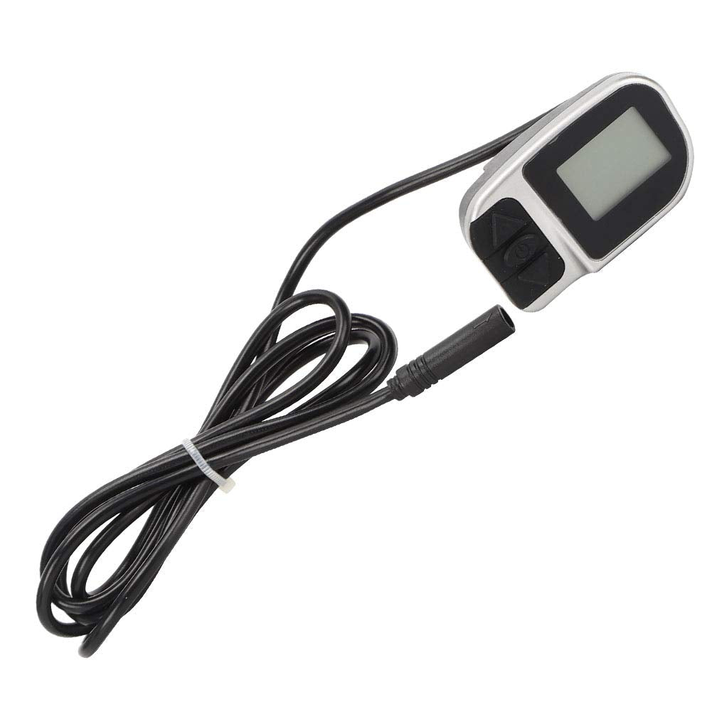 Qukaim MotorLCD Elektrozähler LCD Elektrozähler für TSDZ2 VLCD6 Motor, Mischmaterial, 6 Kerne, praktisches Display