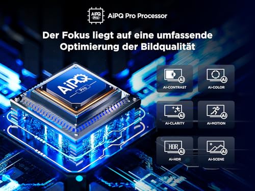 TCL 98 Zoll 98Q6C QLED Mini LED Fernseher, 4K HDR Premium, Dolby Vision IQ & Atmos, Onkyo 2.1, Smart Google TV, Game Master, 144Hz Motion Clarity Pro, AMD FreeSync Premium Pro, HDMI 2.1, AirPlay 2