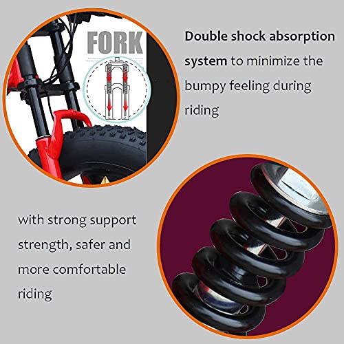 JXYQ 26 Zoll Mountainbikes, 24 Gang Fahrrad, Fat Tire Mountain Trail Bike für Erwachsene, Rahmen aus kohlenstoffreichem Stahl, Doppelte Vollfederung, Doppelscheibenbremse