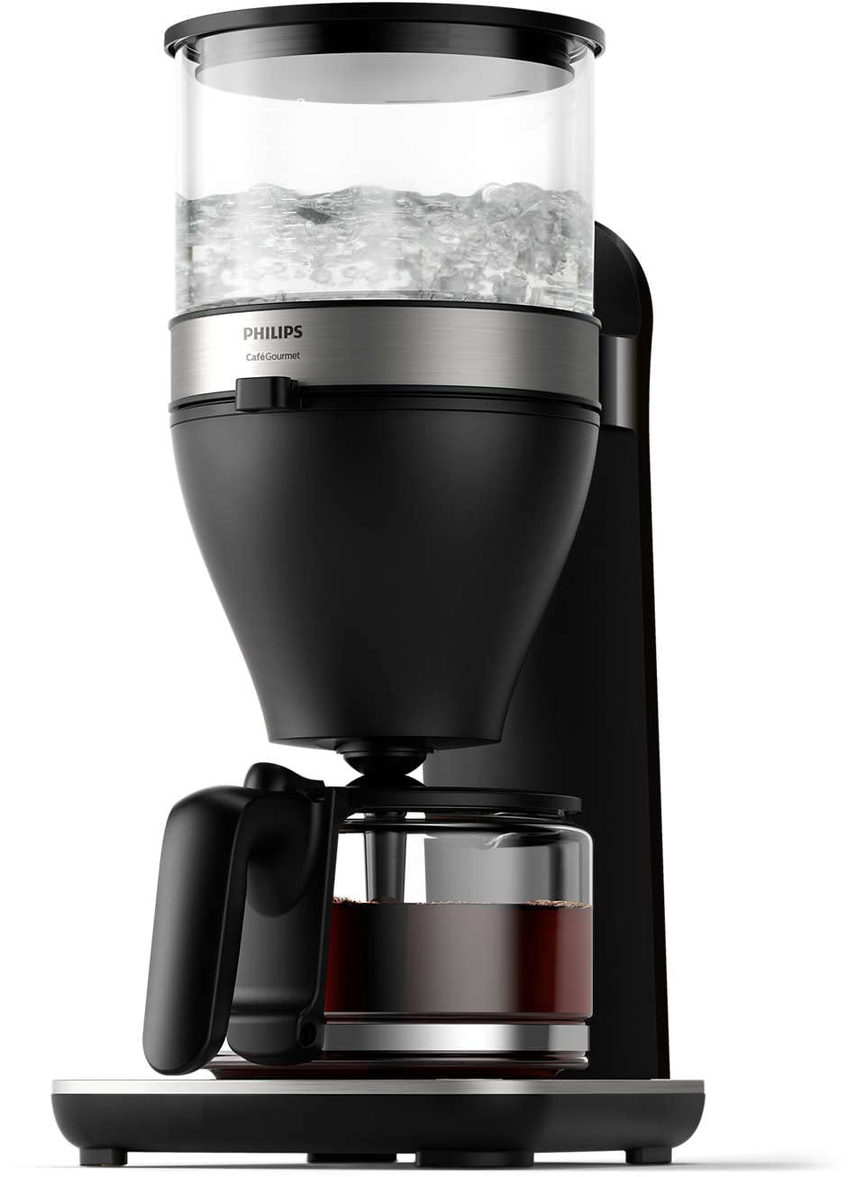 Philips Filterkaffeemaschine – 1.25-Liter-Fassungsvermögen & Philips AquaClean Kalk- und Wasserfilter für Espressomaschine, Kein Entkalken bis 5000 Tassen, Doppelpack