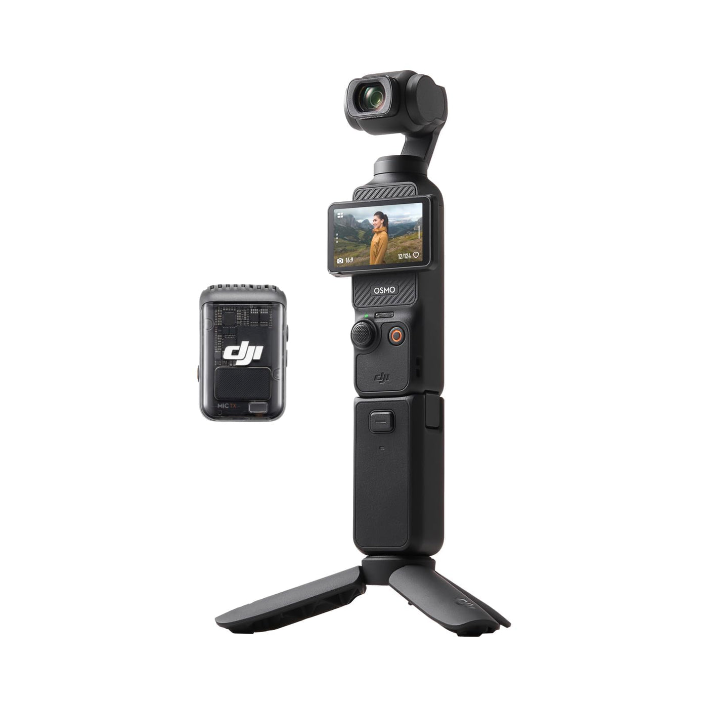 DJI Osmo Pocket 3 Kreativ Combo Bundle, vlog Kamera 4K mit 1-Zoll-CMOS und 4K/120 fps Video, 3-Achsen-Stabilisierung, digital Kamera, schnelles Scharfstellen (Pocket 3 Creator Combo)
