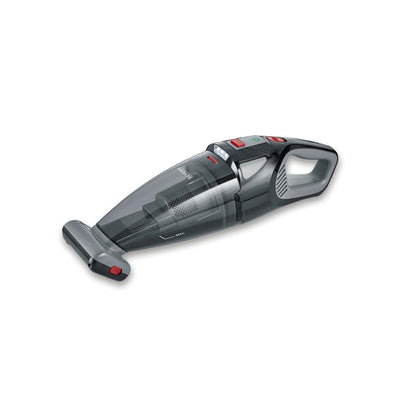 SEVERIN Akku Handstaubsauger kabellos 18,5V, 50 Min Laufzeit, Nass- & Trockensauger mit LED, rotierender Turbobürste & Tragetasche, ideal für Auto, Camping & Tierhaare, HV 7147
