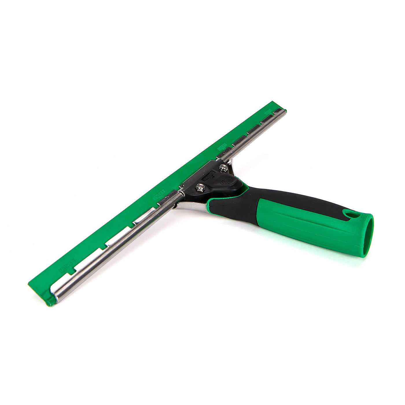 Unger ErgoTec Fensterwischer (Breite 35 cm, mit S-Schiene und grünem Wischergummi, streifenfreie Fenstereinigung) ES35G