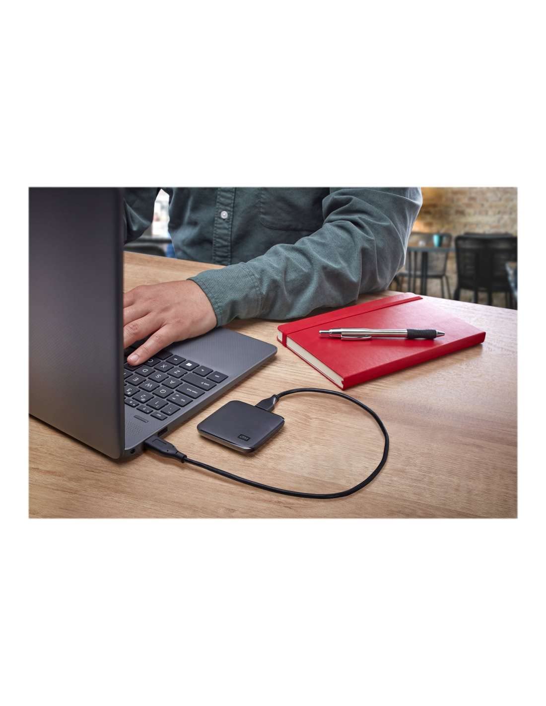 WD Elements™ SE SSD externe SSD 1 TB (USB 3.0-Schnittstelle, Plug-and-Play, 400 MB/s Lesegeschwindigkeit) Grau, Festkörper-Laufwerk