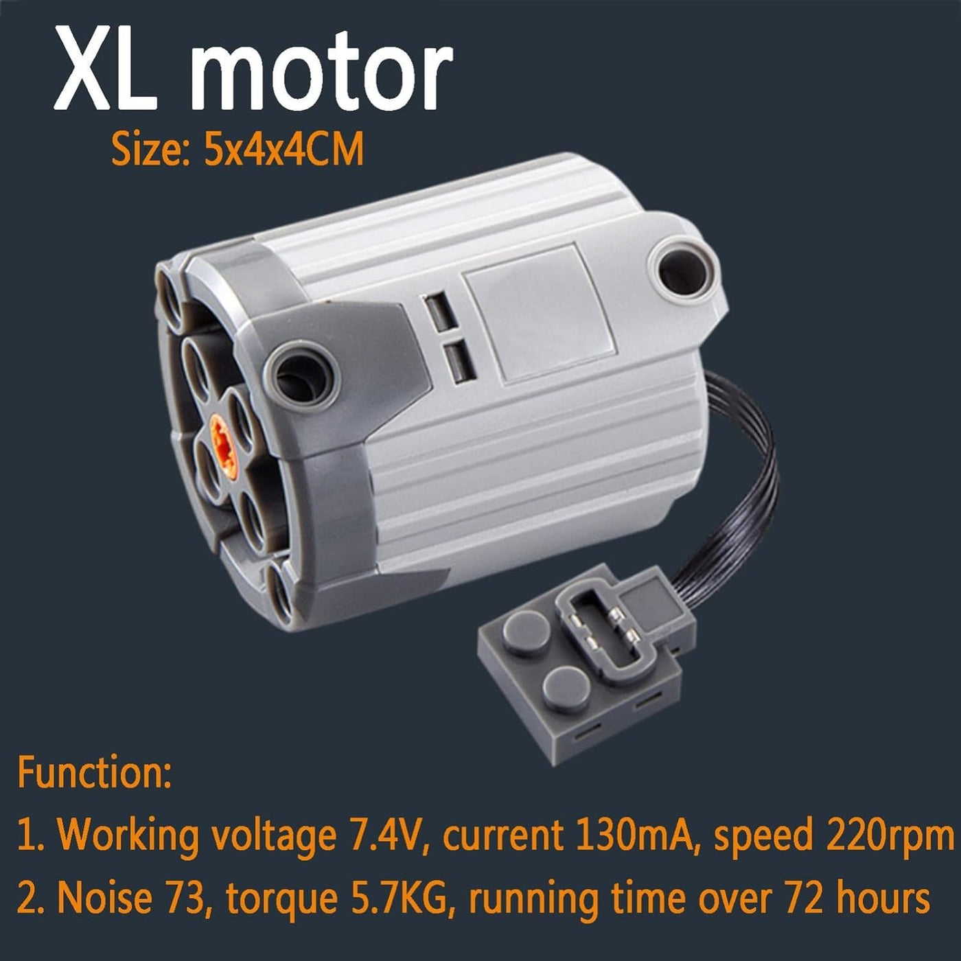 Karriter Kompatibel mit Le Technic Motor L Power Functions-Bauset, 11-teiliges Power Functions-Motorbatterie-IR-Fernbedienungs-Empfänger-Set