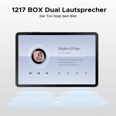DOOGEE Tab A9 Tablet 10 Zoll Android 15, Tablet mit Tastatur/Stift/Maus/Hülle, 12GB RAM+64GB ROM(TF 2TB), 6580mAh, Unisoc T310, Dual Speaker, 5G WiFi, HD IPS Display, 8MP, GMS, BT5.0, 3.5mm, Face ID