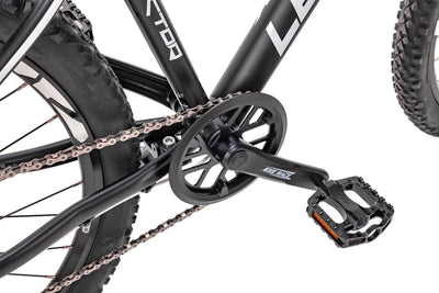 26 Zoll Alu Mountainbike Leader Fox Factor 8 Gang Scheibenbremse Rh 41 cm schwarz Weiss