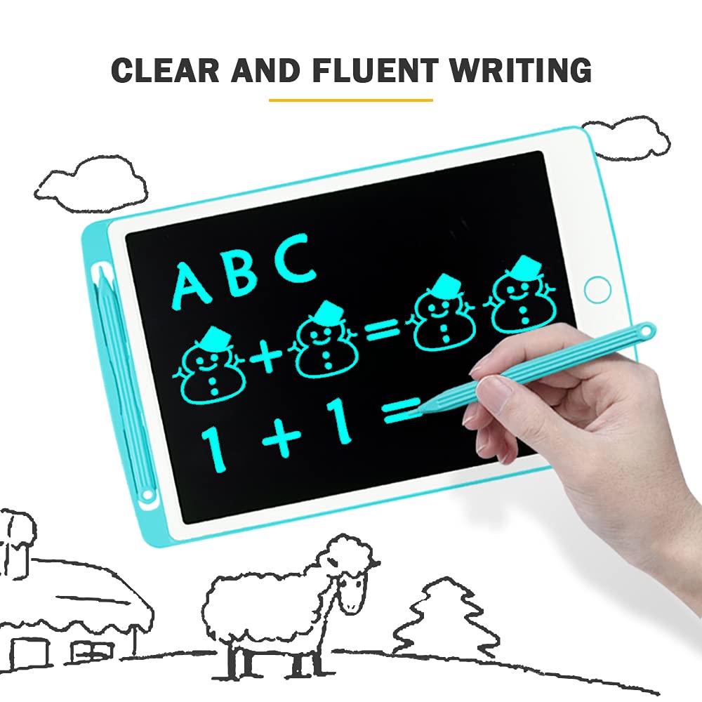 Richgv LCD-Schreibtafel, LCD-Zeichenbrett für Kinder und Erwachsene 8,5-Zoll-tragbare Digitale Schreibtafel, Handschrift-Doodle Abnehmbare Schreibtafel mit Stift