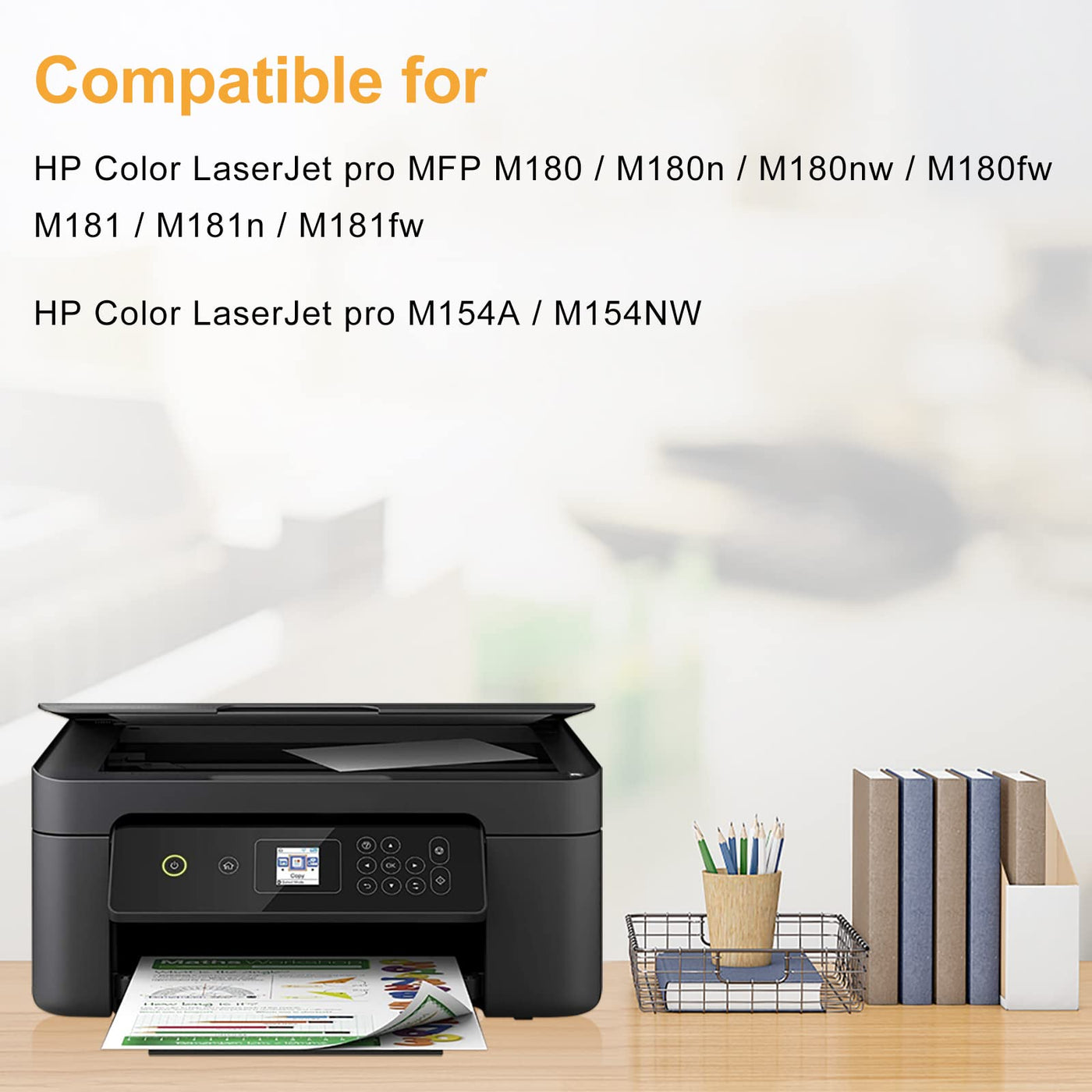 LeciRoba 205A für HP 205A Toner ,für HP CF530A CF531A CF532A CF533A ,für HP Color Laserjet pro MFP M180 M180n M180nw M180fw M181 M181n M181fw HP Color Laserjet pro M154A M154NW Drucker (4-Packung)