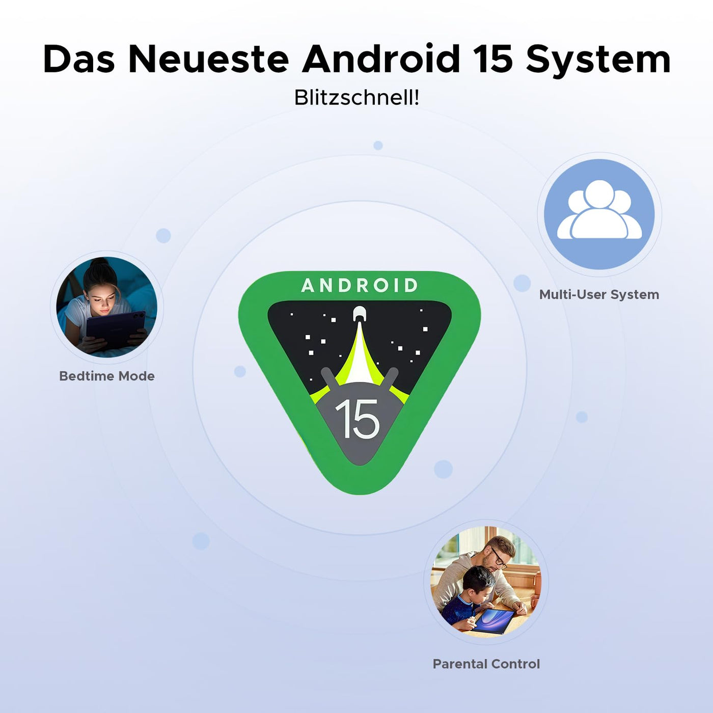 DOOGEE Tab G6 Android 15 Tablet 11 Zoll, 30GB RAM + 256GB ROM Tablet mit SIM Card Slot, 90Hz IPS, 8000mAh Akku, Unisoc T7250 Octa-Core, Widevine L1, 13MP, 4G LTE, 3,5mm Kopfhörer/5G WiFi/Face ID