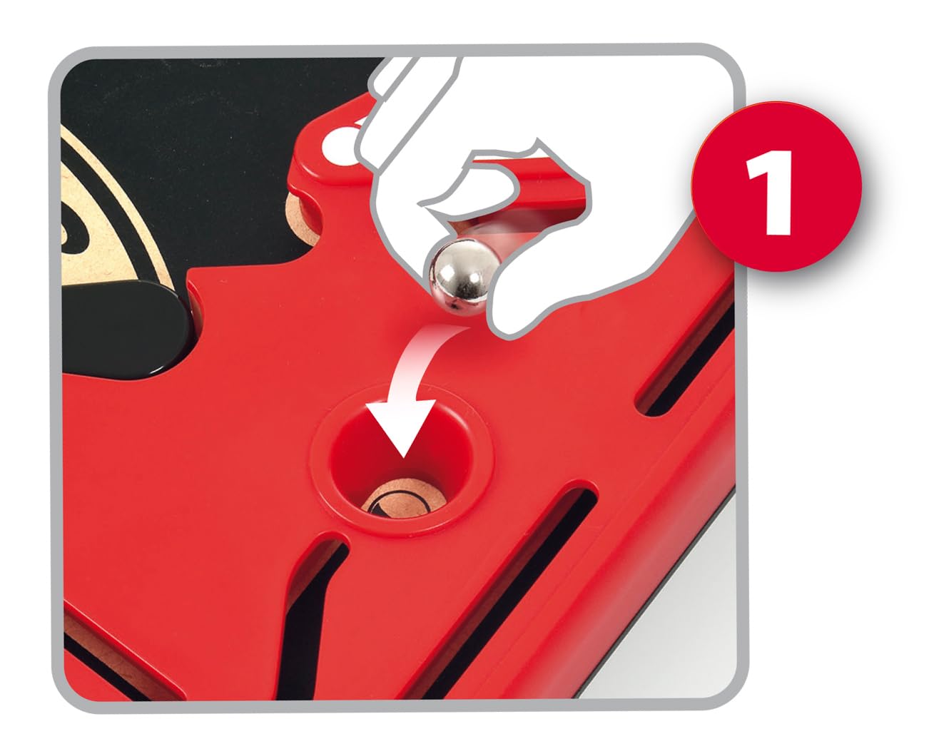 BRIO Spiele 34017 Holz-Flipper Space Safari - Pinball als Holzspielzeug für Kinder - Kinderspielzeug empfohlen ab 6 Jahren