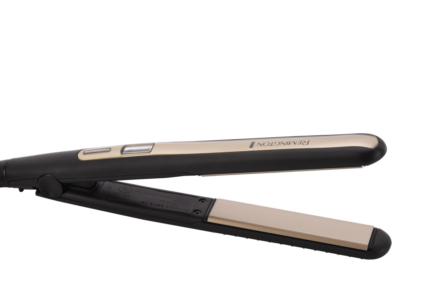 Remington Glätteisen Sleek & Curl (abgerundetes Design -ideal zum Glätten & Stylen von Locken und Wellen, hochwertige Ultra-Turmalin-Keramikbeschichtung) LCD-Display, 150-230°C, Haarglätter S6500