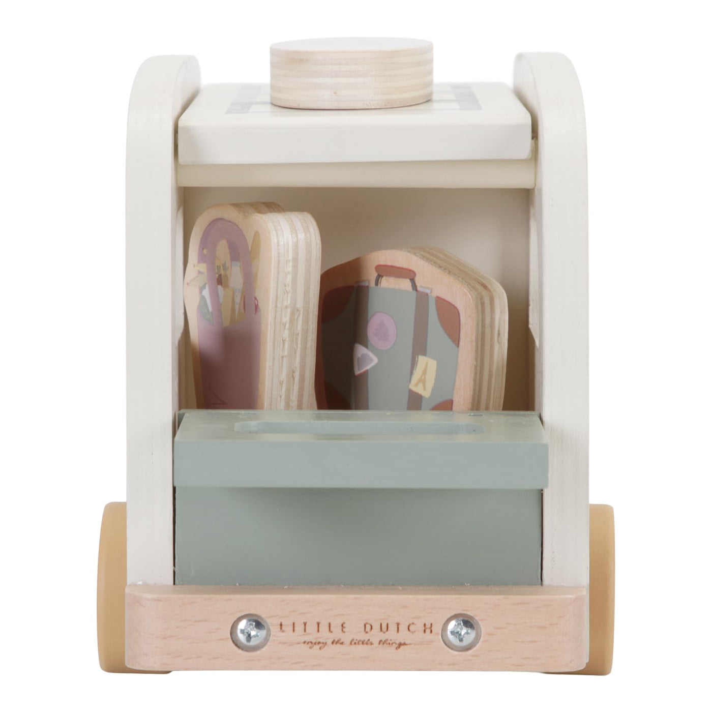 Little Dutch 7125 FSC Holz Auto Vintage Camper Bus inkl. Spielfiguren