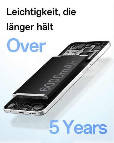 OPPO A5 4G 6GB+128GB, Entsperrtes Smartphone mit KI, 6,67-Zoll-Display mit 90 Hz, 50-MP-AF-Kamera, 6000-mAh-Akku, IP65-Schutz gegen Wasser und Staub, Mist White (inklusive 45-W-SUPERVOOC-Ladegerät)