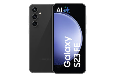 Samsung Galaxy S23 FE AI-Android-Smartphone, Mobiltelefon, 5G, Simlockfrei ohne Vertrag, Handy, 128 GB, Graphite, 3 Jahre Herstellergarantie [Exklusiv bei Amazon] [Deutsche Version]