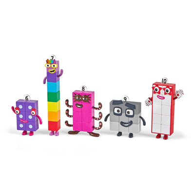 Learning Resources Numberblocks-Freunde Sechs bis Zehn, Spielfiguren, offizielle Sammelfiguren für Kinder ab 3 Jahren