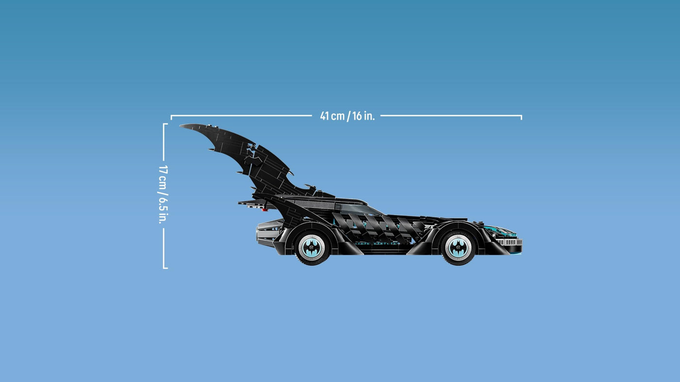 LEGO DC Batman Forever Batmobil – Superhelden Fahrzeug mit Minifigur – mit aufklappbarem Cockpit und detailgetreuem Innenraum – Geschenk für Jungen ab 12 Jahren, Teenager und Erwachsene Fans – 76304