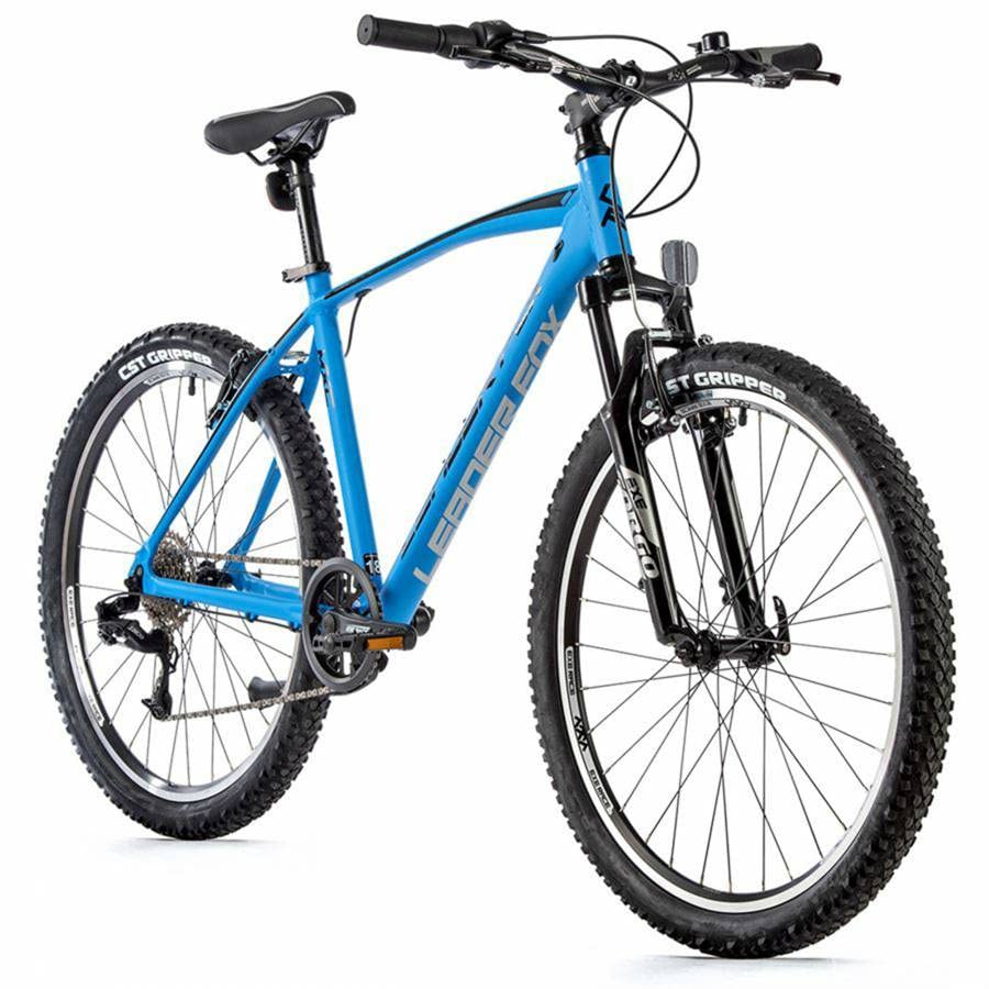 26 Zoll Alu Mountainbike Leader Fox MXC Gent S-Ride 8 Gang Blau matt Rh 41cm