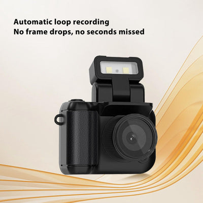 Kleine DV Kamera, 1080P HD Daumenkamera mit 1,44 Zoll Farbbildschirm, Videorecorder mit 180 mAh Akku für Vlogging, Abschlussgeschenke (Black)