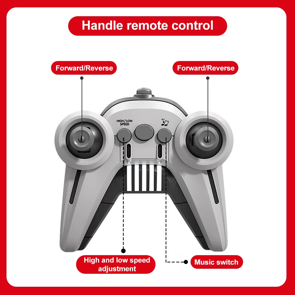 Dhqkqg Ferngesteuertes Auto, 2 Pack Rc Speed Bumper Autos Spielzeug füR Zwei Gegeneinander, Spielzeugautos mit Fernbedienung, Mini RC Autoscooter, Ferngesteuerte Mini Auswerferfahrzeuge