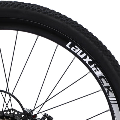 28 Zoll Herren Mountainbike MTB 21 Gang Shimano Schaltung Stahl Diamantrahmen 45 cm Weiss Federgabel Scheibenbremsen Hardtail Fahrrad Fuer Erwachsene