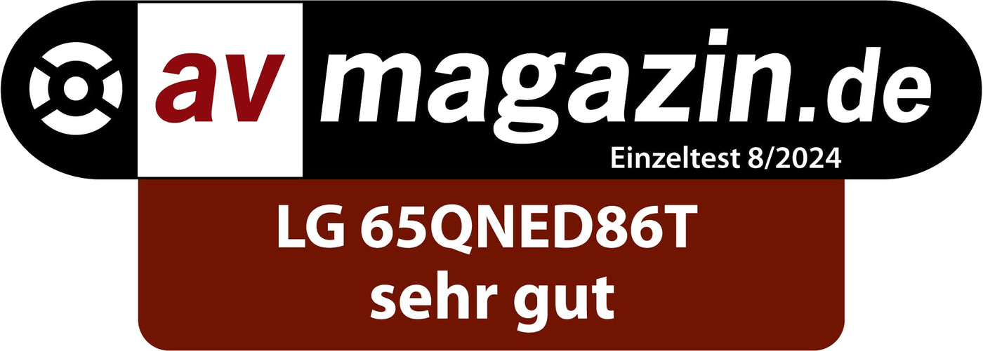 LG 65QNED86T6A TV 65" (165 cm) QNED Fernseher (α8 4K AI-Prozessor, webOS 24, HDR10, bis zu 120Hz) [Modelljahr 2024]