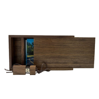 UFARID USB3.0 Flash-Laufwerk Pendrive Memory Stick USB Stick Speicherstick Data Datenspeicher Mit Holz Fotoalbum Fotobox Hochzeitsgeschenke (16GB)