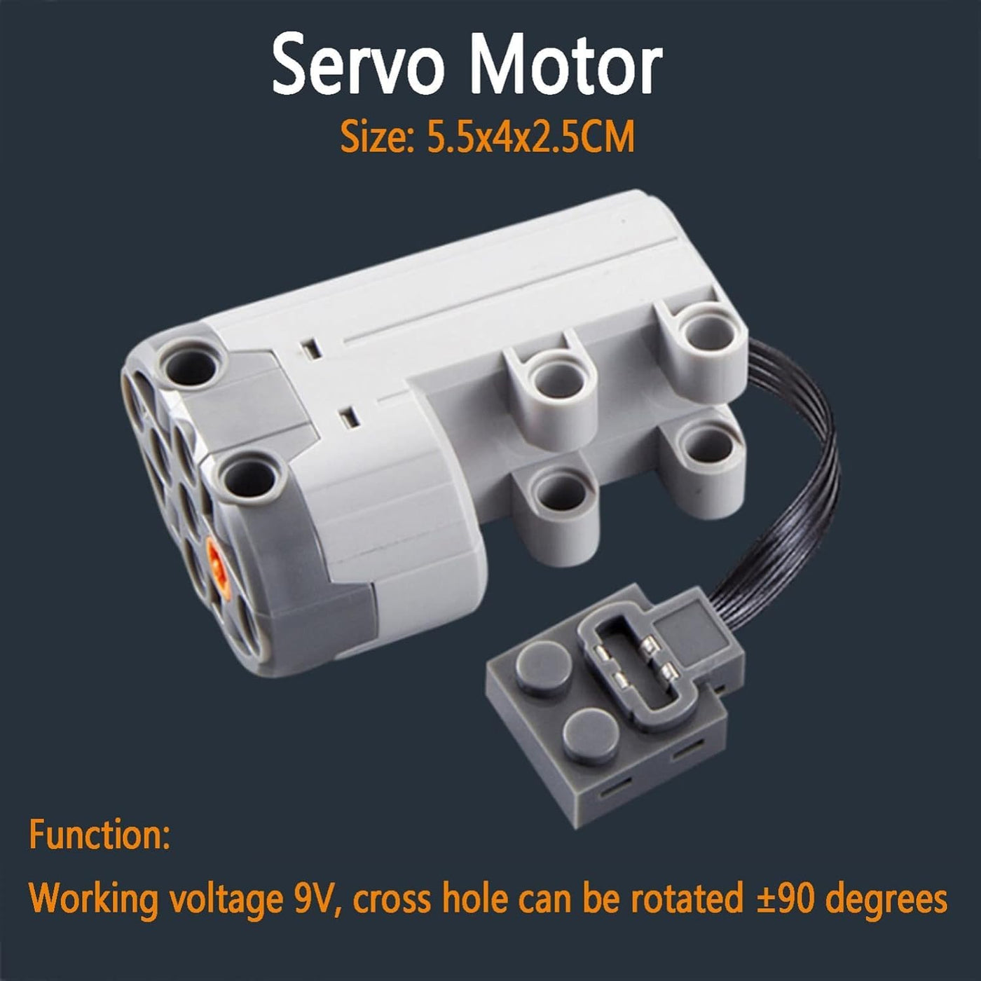 Karriter Kompatibel mit Le Technic Motor L Power Functions-Bauset, 11-teiliges Power Functions-Motorbatterie-IR-Fernbedienungs-Empfänger-Set