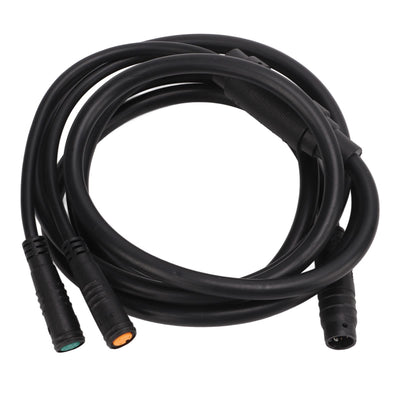 BuyWeek E-Bike-Umrüstsatz, 15 A 36 V 48 V Fahrradmotor-Controller mit S866-Panel 1 auf 2 Kabel-Controller-Kit für E-Bike