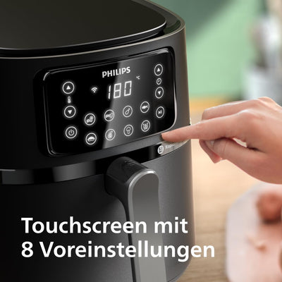Philips Airfryer 5000 Serie XXL, 7,2L (1,4Kg), 16-in-1 Airfryer, Wifi Verbunden, 90% Weniger Fett Mit Rapid Air Technologie, Rezepte-App (HD9285/90)