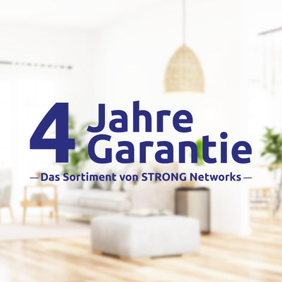 STRONG | Powerline 600 Triple Set Mini | 3 Powerline-Adapter 600 Mbps | Highspeed-Internetzugang | 300 m Reichweite | Für alle Boxen/Router | LAN-Anschluss | Plug & Play-Installation | weiß