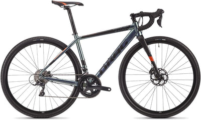 Airtracks 28 Zoll Herren Gravel Bike STERRATO 5.0 Fahrrad mit 2 x 9 Gang Shimano SORA RD-R3000-18 Gang- UD Carbon Gabel - UD Carbon Gabel - 55cm (Körpergröße 175-188cm)