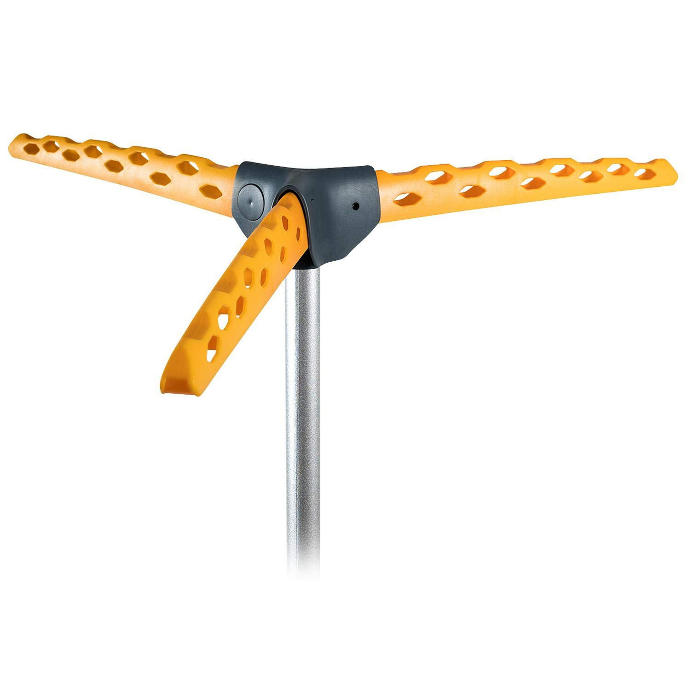 Tatkraft Palm Bügelwäscheständer, Wäschespinne Camping, Stahl Rostfrei, Kompakt Faltbar, Orange