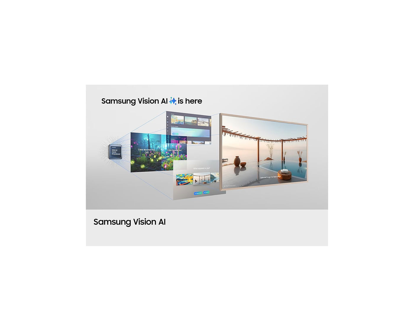 Samsung The Frame LS03F 4K QLED 55 Zoll (138 cm) UHD Fernseher, Modern Frame Design, NQ4 AI Gen2 Prozessor, Art Mode, Artful Picture Quality, One Connect Kabel, Samsung Vision AI Smart TV